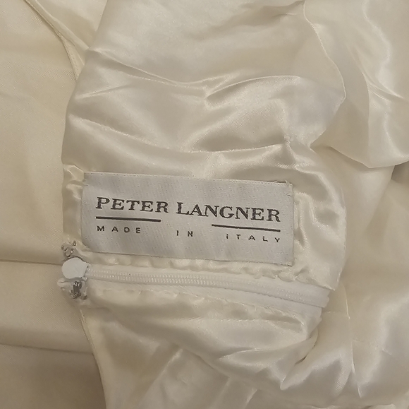 Peter Langner Cream Wedding Dress 6/8 - Picture 8 of 8
